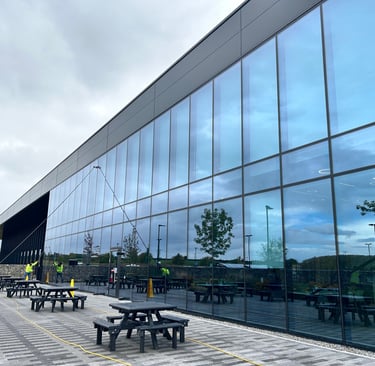 Cleanmax: Safe and efficient high-level window cleaning with eco-friendly solutions.