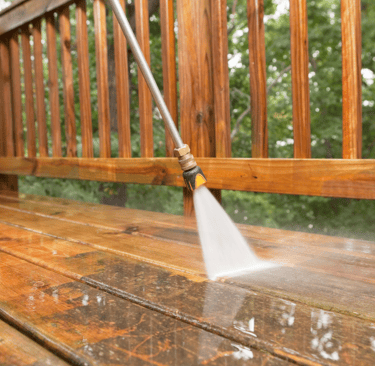 Removing dirt and grime efficiently with Cleanmax pressure washing services.
