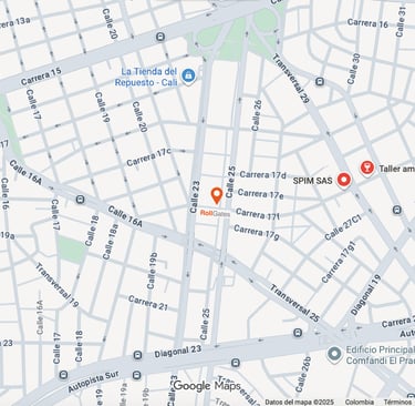 Direccion RollGates  Cra 17F # 23 -55, Cali, Valle del Cauca