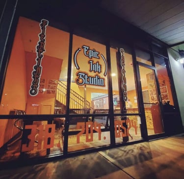 Epic Ink 2 tattoo studio located in Pineville Louisiana where tattoo artist Kristina R is located