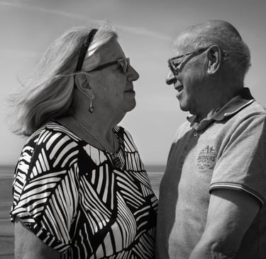 Koppelfotoshoot aan het strand