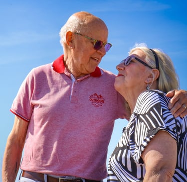 Koppelfotoshoot aan het strand