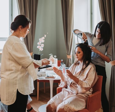 Maquillaje y peinado para novia en Huesca