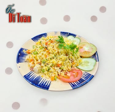 Cơm chiên hải sản tại Ốc Dì Toàn - Quán ngon quận Bình Thạnh