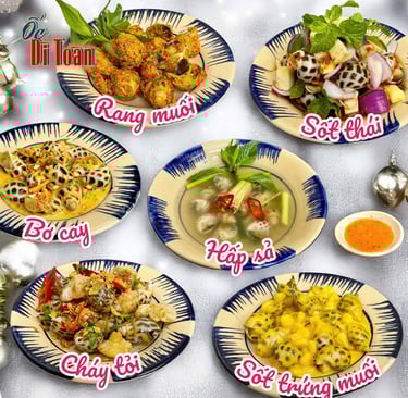 Combo "LÊN HƯƠNG XUÂN" tại Ốc Dì Toàn - quán ốc ngon Bình Thạnh