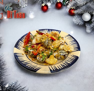 Ốc hương cháy tỏi - Món ngon tại Ốc Dì Toàn - Ốc ngon Bình Thạnh