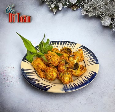 Ôc hương rang muối - món ngon tại Ốc Dì Toàn - Ốc ngon Bình Thạnh