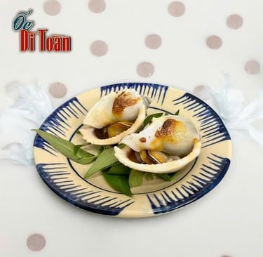 Ốc tỏi mắm nhĩ tại Ốc Dì Toàn - Quán ngon quận Bình Thạnh