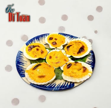 Sò điệp nướng phô mai - Ốc Dì Toàn - quán ngon quận bình thạnh