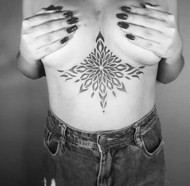 tatuagem pontilhismo joinville tattoo mandala