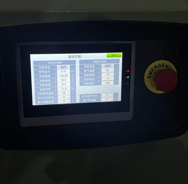 Electrical & control system diagnostics of  Air Compressor Dryer wemano