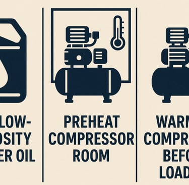compressor oil thick in winter | Wemano