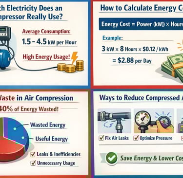 air compressor energy cost |Wemano