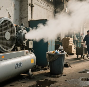 using air compressor during the summer