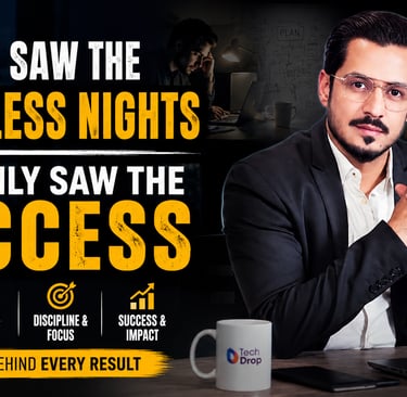 Nobody Saw the Sleepless Nights; They Only Saw the Success