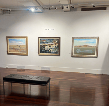 Installation for an exhibition in an art gallery and auction house in Sydney