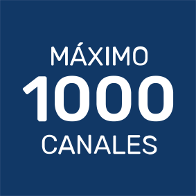 1000 canales