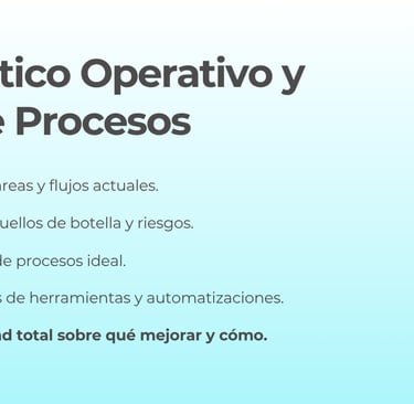 Diagnostico Operativo y Mapa de Procesos