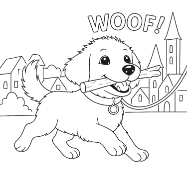 a dog is walking in the park with a dog