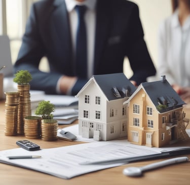 A person in a white lab coat is standing in front of a series of shelves filled with various boxed items, likely in a pharmacy or medical supply room. The individual is focused on examining a box held in their hand, suggesting they are organizing or checking inventory.