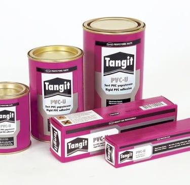 Tangit glue for uPVC and CPVC drinking water pipe installation in UAE