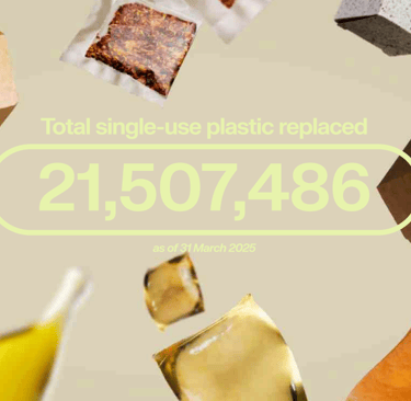Notpla has replaced over 21 million plastics