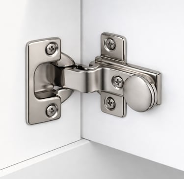 cabinet hinge with cover plate cap