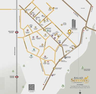 LOCATION BALAJI SERENITY MIRA ROAD EAST, BALAJI SERENITY VINAY NAGAR MIRA ROAD EAST