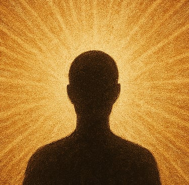 person in light