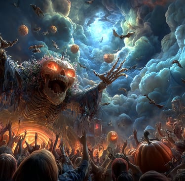 ghouls having a party 