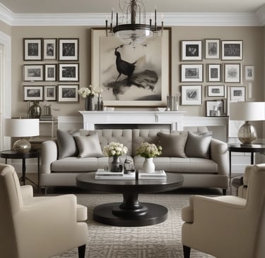 Bright living room with modern inventory