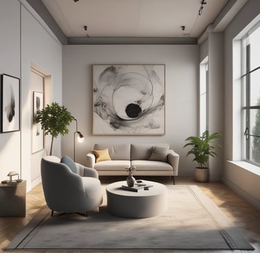 A blurry orange and yellow background with a white background