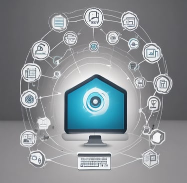 Electrical panel with wires and components.