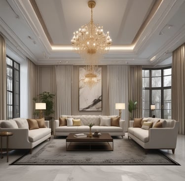 Bright living room with modern inventory