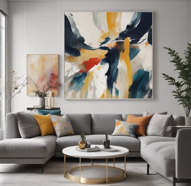 A living room filled with furniture and lots of windows