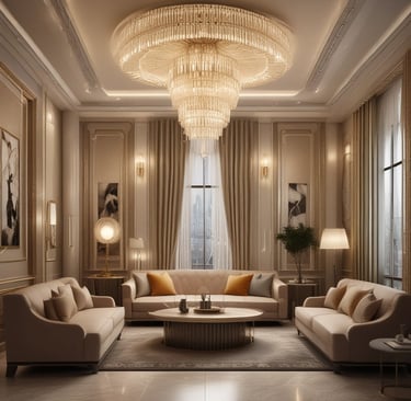 Bright living room with modern inventory