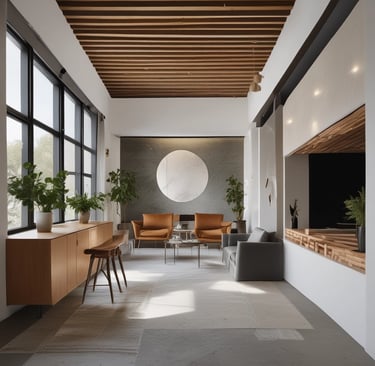 Bright living room with modern inventory