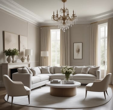 Bright living room with modern inventory