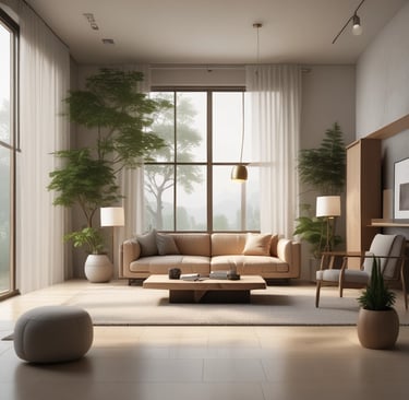 A modern kitchen with sleek appliances and stylish cabinetry.