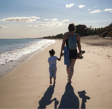 collage of images representing parents and families