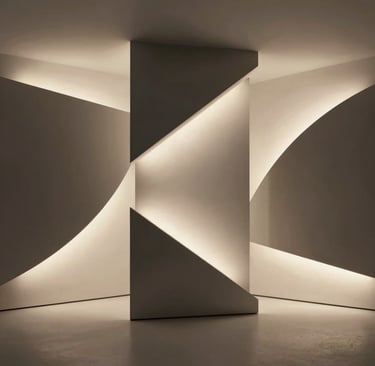 A modern electrical installation in a stylish home interior.