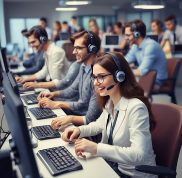 A friendly customer service representative ready to assist.