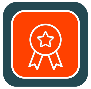 icona coccarda stilizzata