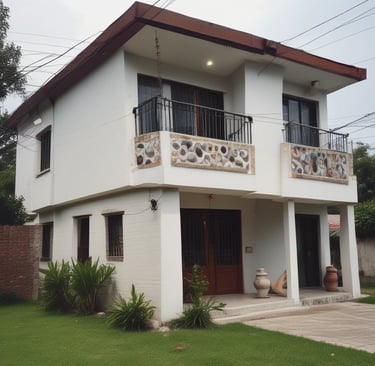 A lawyer discussing a case with a client in an office.