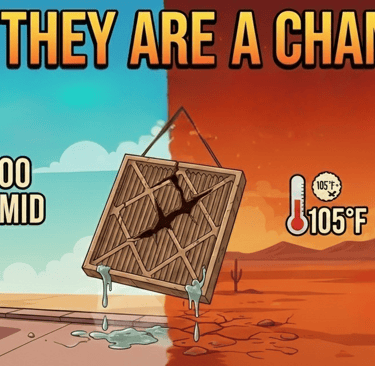 Comparison of HVAC issues like high humidity and heat waves affecting air filter performance.