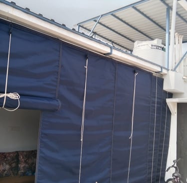 Natural and long-lasting bamboo blinds that provide protection from sunlight, heat, and ensure priva