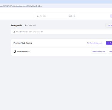 hpanel hostinger screenshot