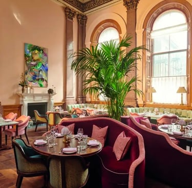 edinburgh, hotel, diningroom