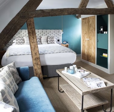 The Old Stocks Inn's bedroom