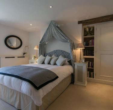 the Kingham Plough's bedroom